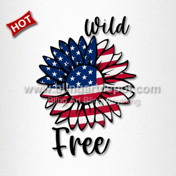 July 4th Daisy DTF Vinyl Heat Transfer Custom Design July 4th Daisy DTF Vinyl Heat Transfer Custom Design